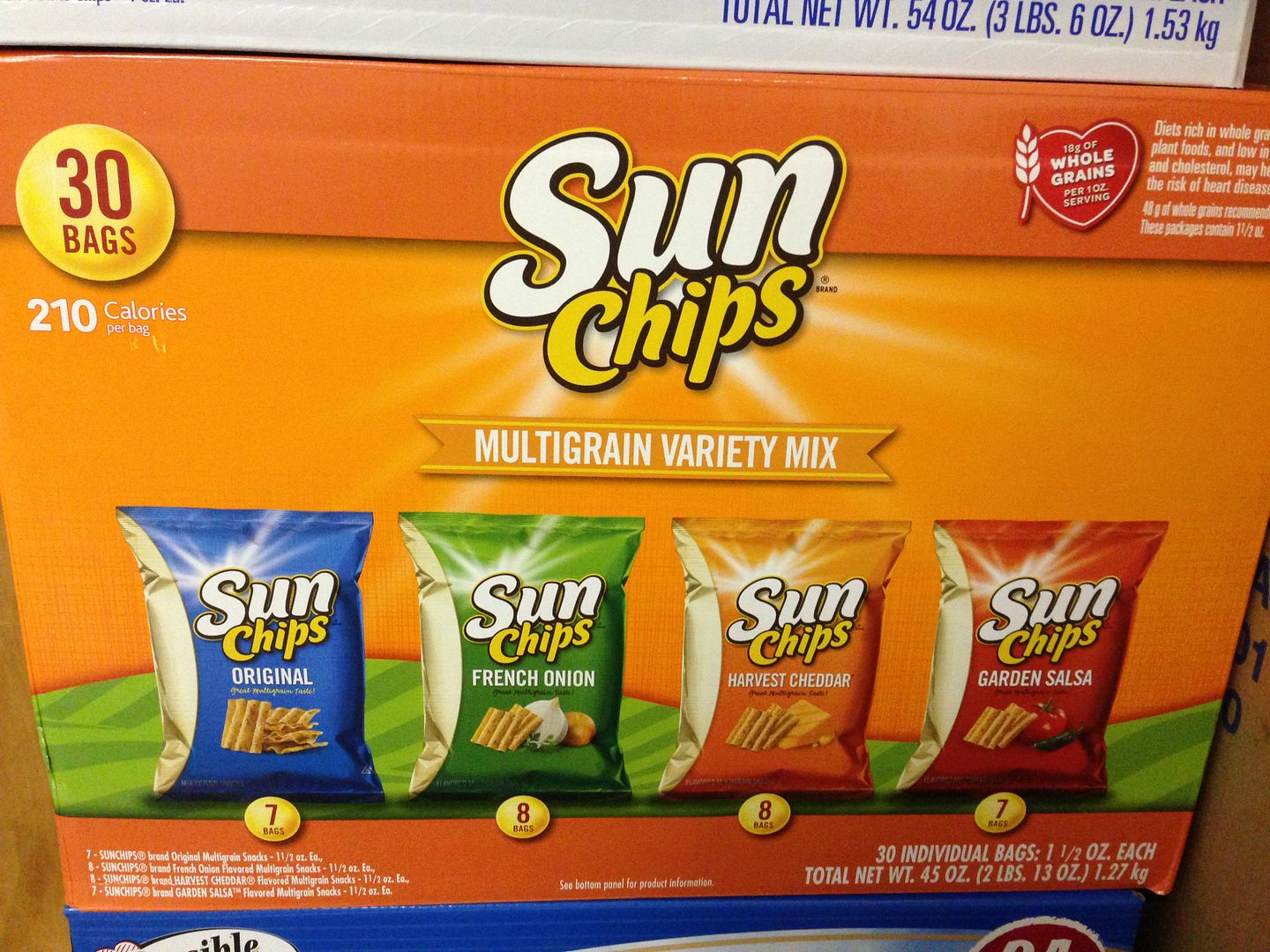 Lot of 30 bags Frito Lay Sun Chips Variety Box Free Shipping eBay