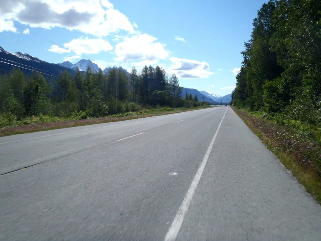 Part of my ride in Haines, Alaska