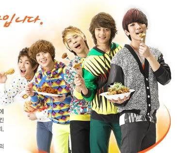 SHINee,Maxicana chicken,onew,jonghyun,minho,key,taemin,lee jinki,kibum