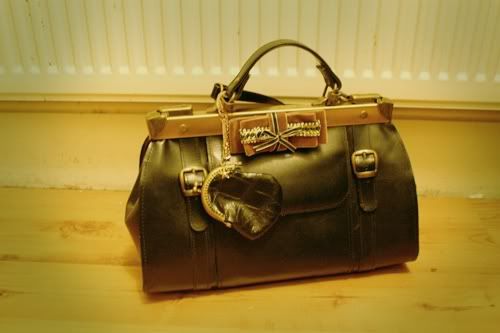 vintage doctor bag n handmade coin purse