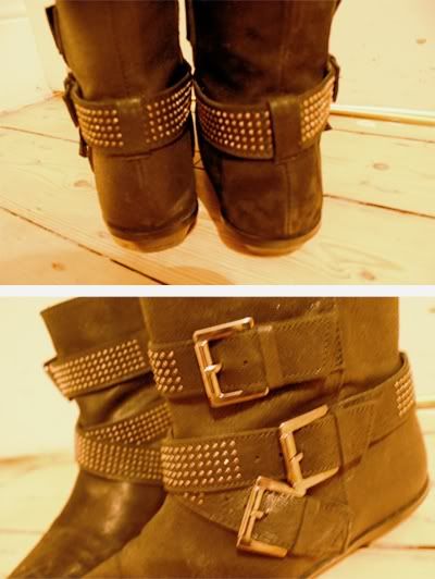 zara studded boots