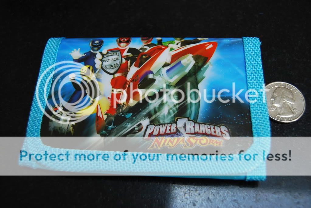 Lot of 4 NEW Boy Kids Power Rangers Tri fold Wallets Super Fast 