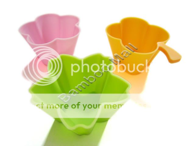 Japanese Silicon Food Cup for Bento Lunch Box  3 Shapes  